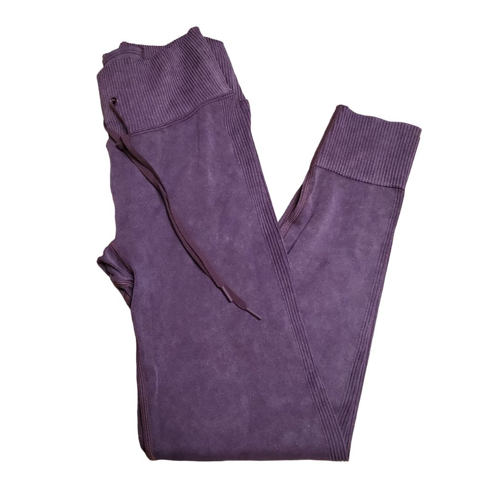 Victoria's Secret Pink purple Ribbed Detail Leggings